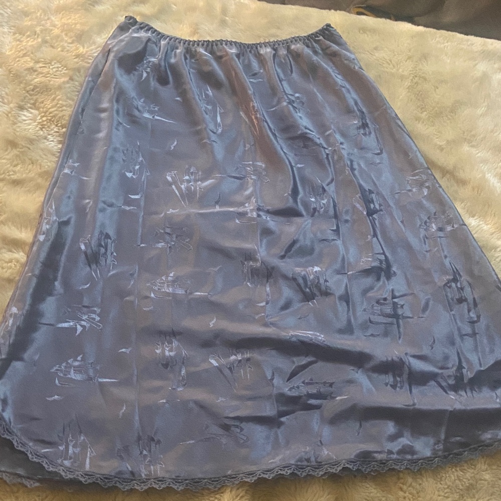 Elegant Blue Women's Skirt